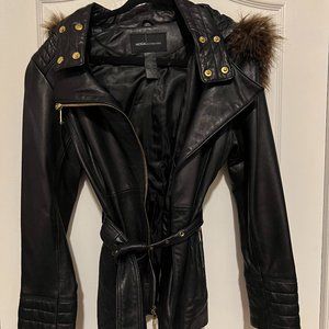 Rare Victoria’s Secret Moda International  Leather Jacket